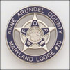 Anne Arundel County, MD Lodge custom die-struck pin