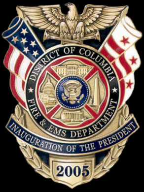 DCFD Inaugural mini badge lapel pin