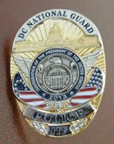 DC National Guard 2013 Inaugural Mini Badge Lapel Pin