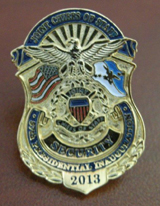 Joint Chiefs of Staff 2013 Inaugural Mini Badge Lapel Pin