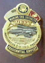 Marine One 2005 Inauguration Mini Badge Lapel Pin