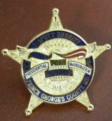 Prince George County Deputy Sheriff 2005 Inauguration Mini Badge Lapel Pin