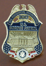 U.S. Border Patrol 2013 Inaugural Mini Badge Lapel Pin