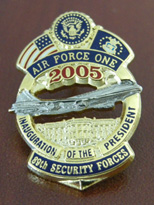 Air Force One 2005 Presidential Inaugural Mini Badge Lapel Pin