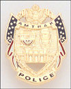Amtrak Police  2001 Inaugural lapel pin