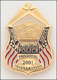 Defense Protective Service Police (Presidential Inauguration) lapel pin