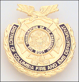 District Of Columbia Fire And EMS Dept.  lapel pins