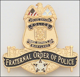 Fraternal Order Of Police lapel pin
