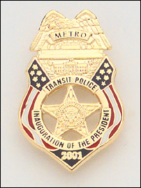 Metro Transit Police  lapel pins