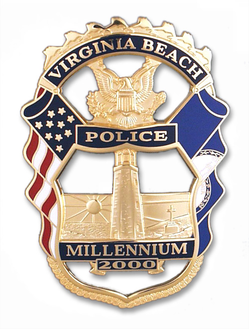 Virginia Beach Police lapel pin